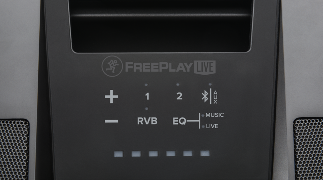 FreePlay LIVE Top Control Panel