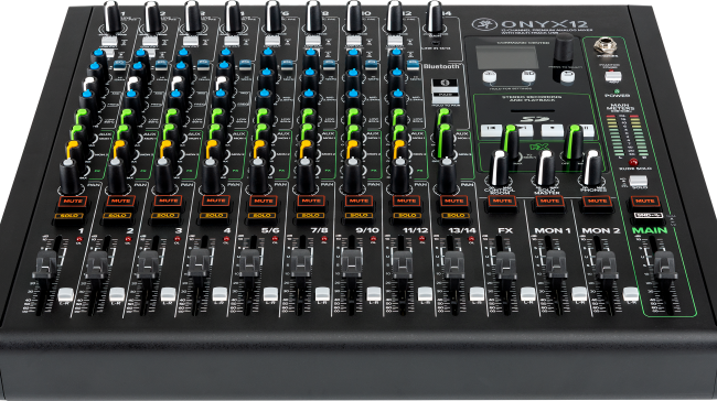 Mackie Onyx12 Premium Anlog Mixer with Multi-track USB recording interface