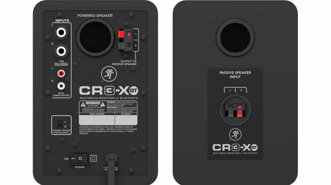 Mackie CR3-XBT マルチメディアスタジオモニター with Bluetooth