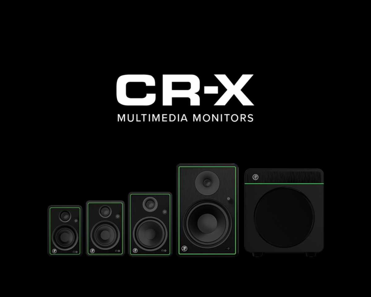 CR-X Creative Reference Multimedia Monitors | Mackie