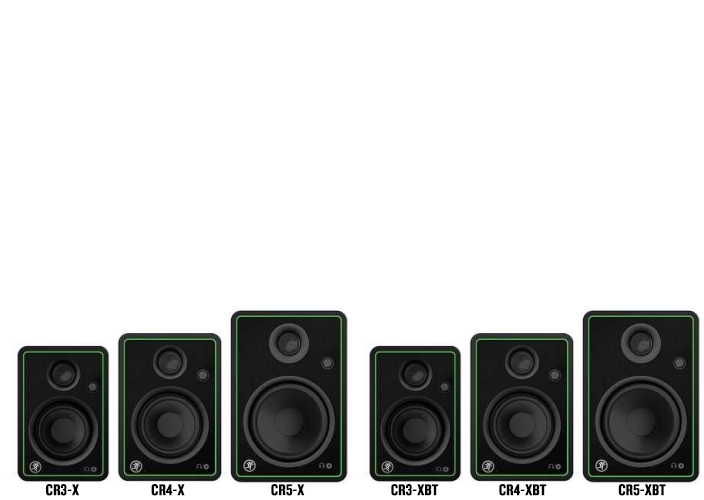 CR-X Creative Reference Multimedia Monitors | Mackie