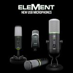 Mackieプロフェッショナルマイクロホン「EleMent USBシリーズ」発売開始