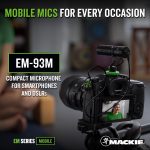 デジタル一眼レフカメラ・スマートフォン対応モバイルマイクロホン「EM-93M 」「EM-93MK 」「EM-98MS 」「EM-95ML 」を発表