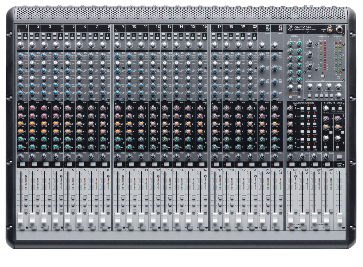 Onyx 24.4｜Onyx 4-Bus Series｜Mixers｜Mackie Japan