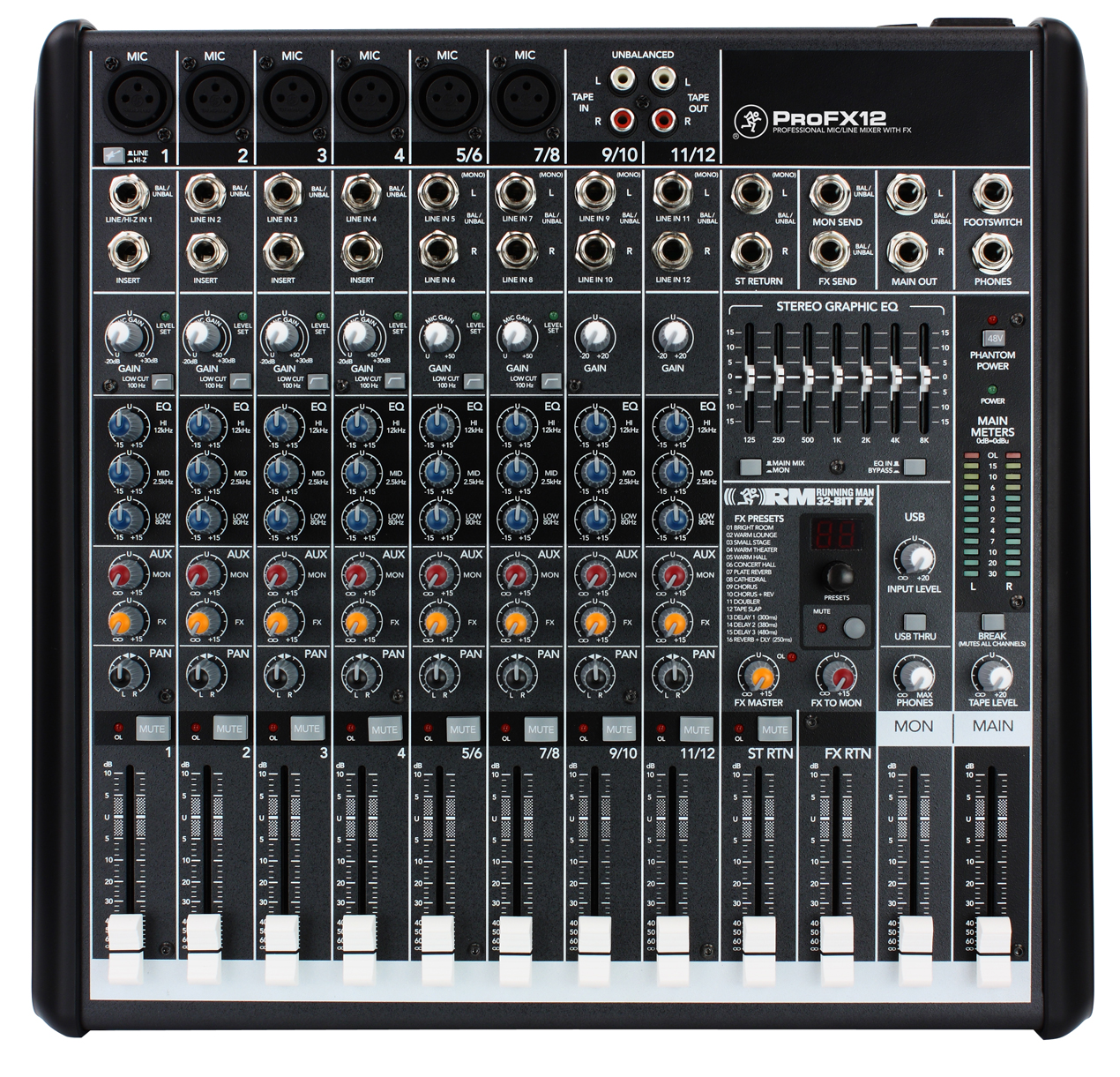 ProFX12｜ProFX Series｜Digital Recording｜Mackie Japan