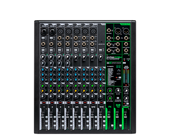 ProFX12v3+ 12チャンネルアナログミキサー WITH Enhanced FX、USB ...