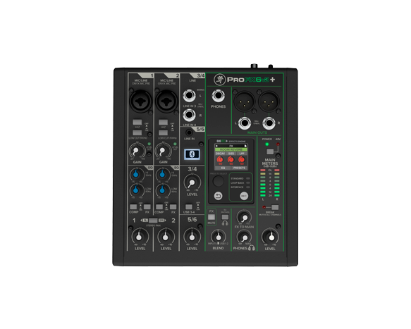 ProFX10v3+ 10-Channel Analog Mixer With Enhanced FX, USB Recording 