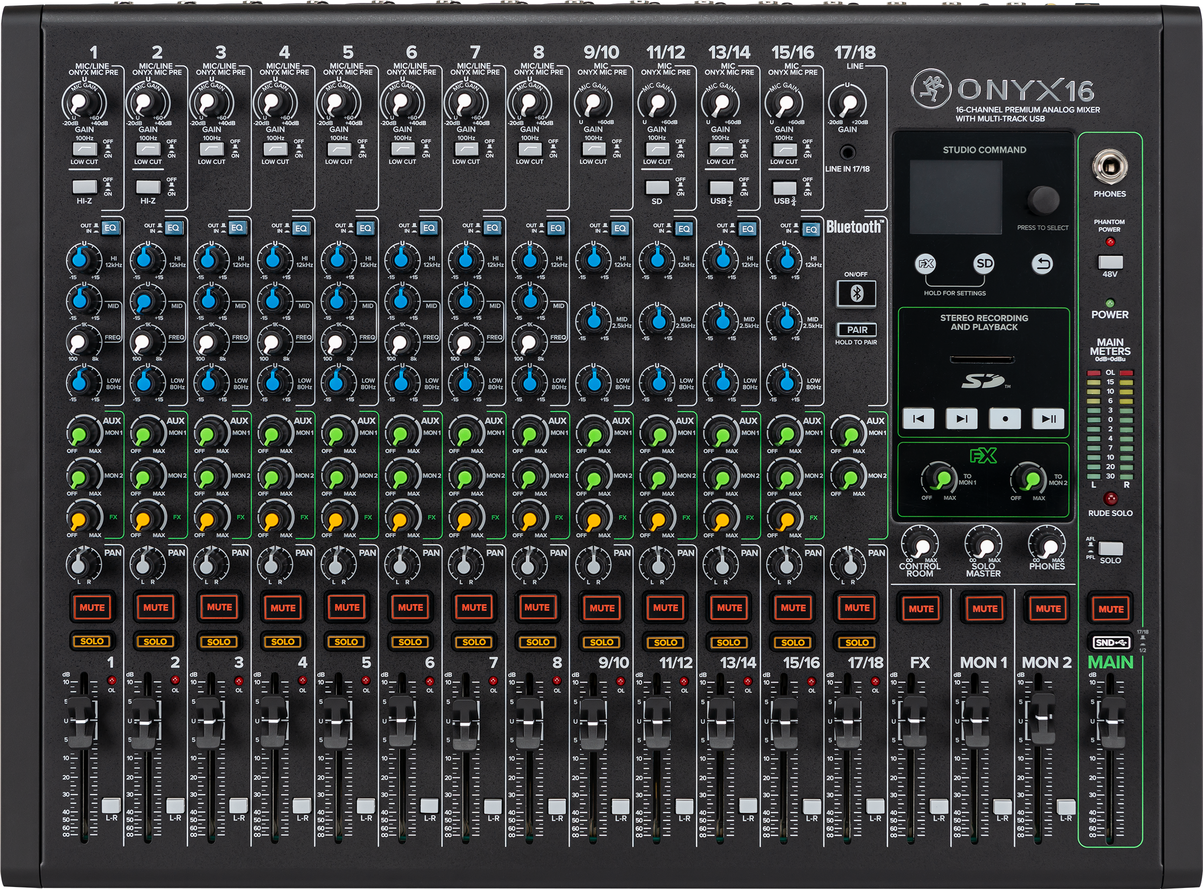 Onyx Series Premium Analog Mixers with Multitrack USB | Mackie