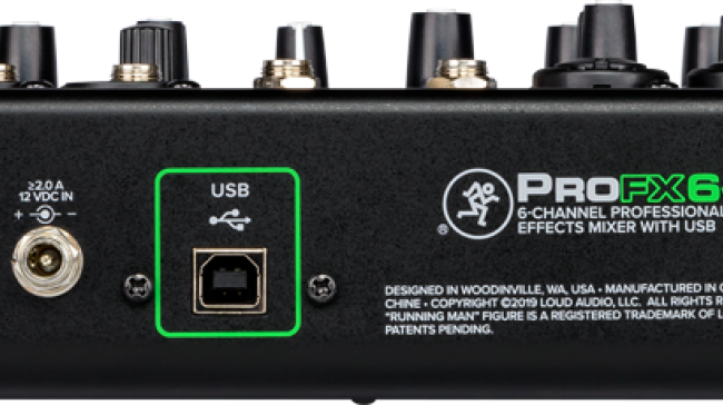 ProFX6v3 Professional Effects Mixer with USB